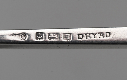Dryad Metal Works Arts & Crafts Silver Jam Spoon